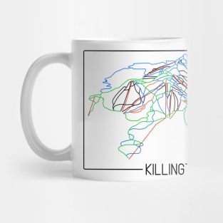 Killington Trail Rating Map Mug